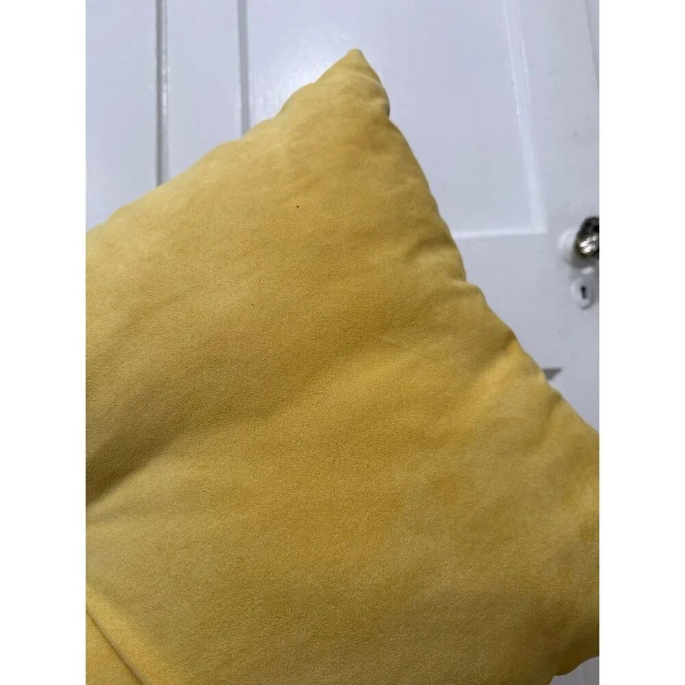 Room Essentials yellow throw pillow